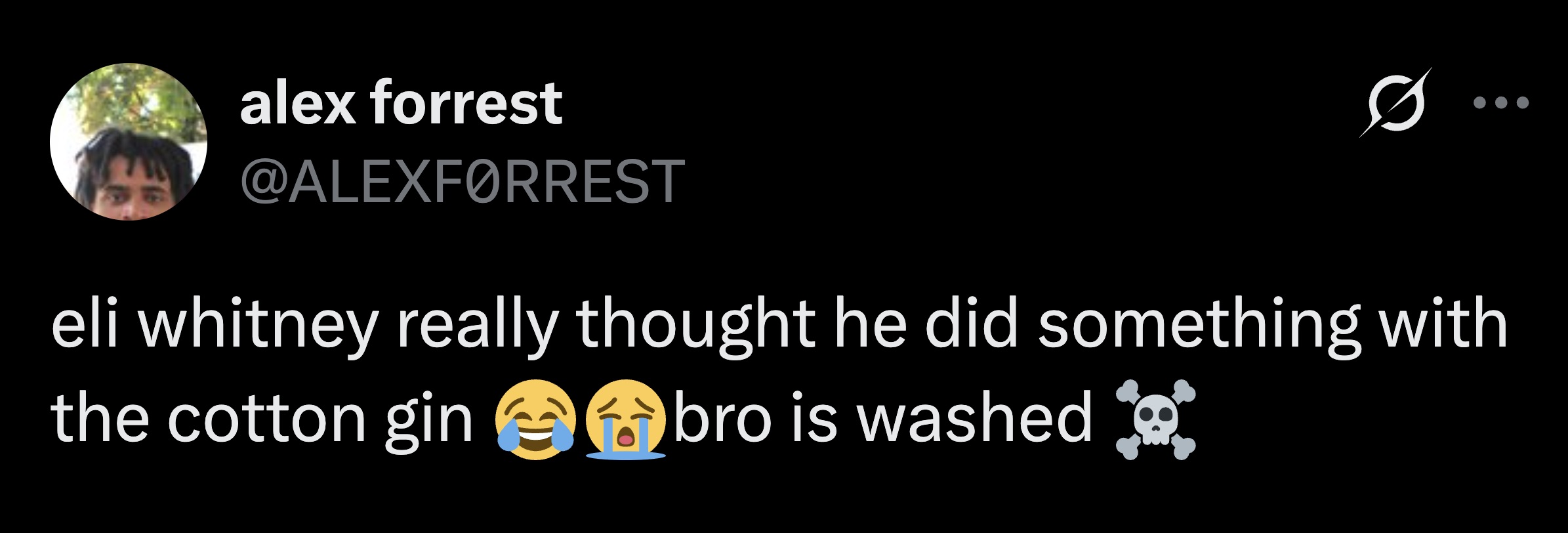 That guy has been talking about one invention forever.